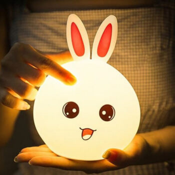 Silicone Light Changing Night Lamp Cute Bunny
